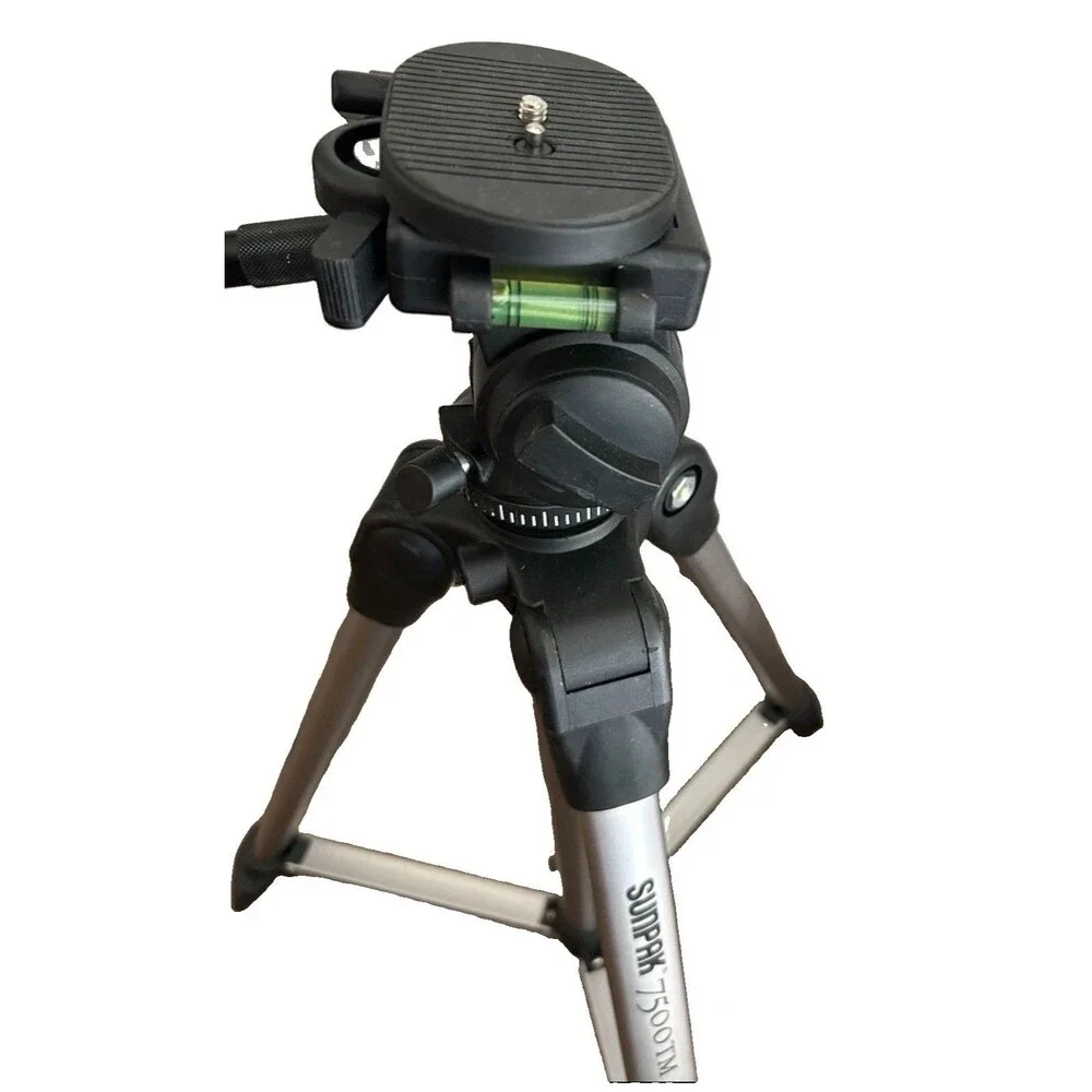 Sunpak PlatinumPlus 7500 TMHeavy Duty Tripod Comes With 2 Quick Release Plates